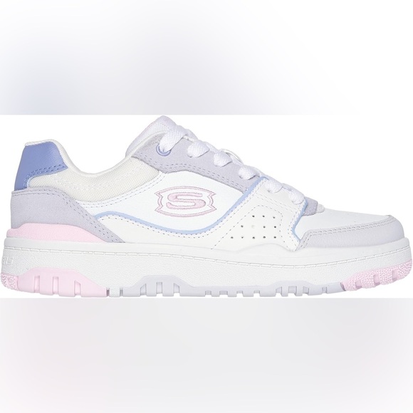 NIB Skechers Girl SKX-228 White/Multi Girl Sneakers size 1.5 - Picture 3 of 9